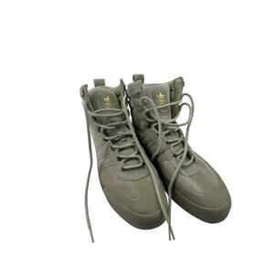 Adidas Size 9.5 Samba Boot Halo Green Suede High Top Womens Shoes